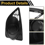 Fog Light Grill No.AE5Z17E810FA for Ford Fusion (2010–2012) Black ABS