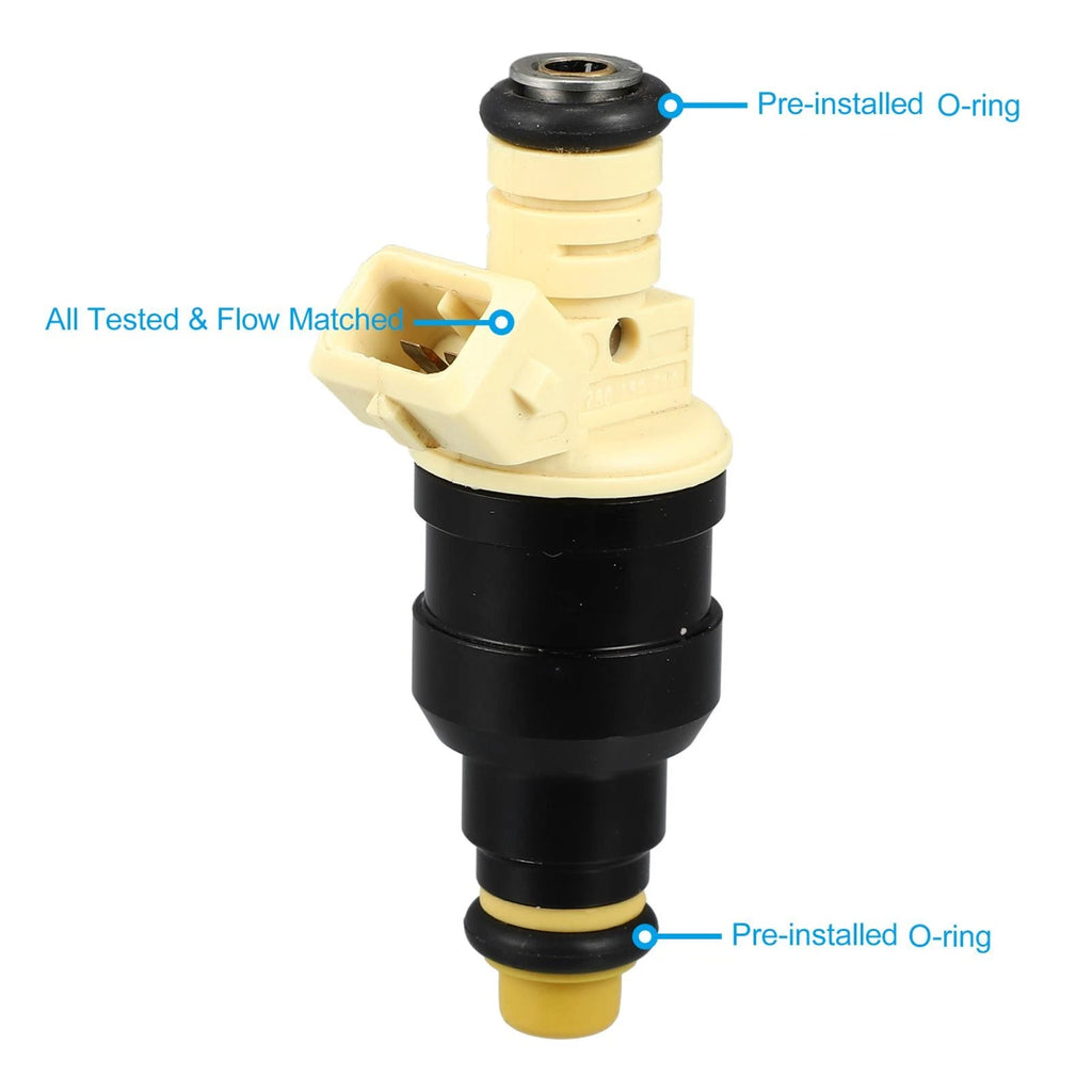 Fuel Injector 0280150710 E67E9F593B1B for Ford F-250 F-350 (1987–1989) 4.9L