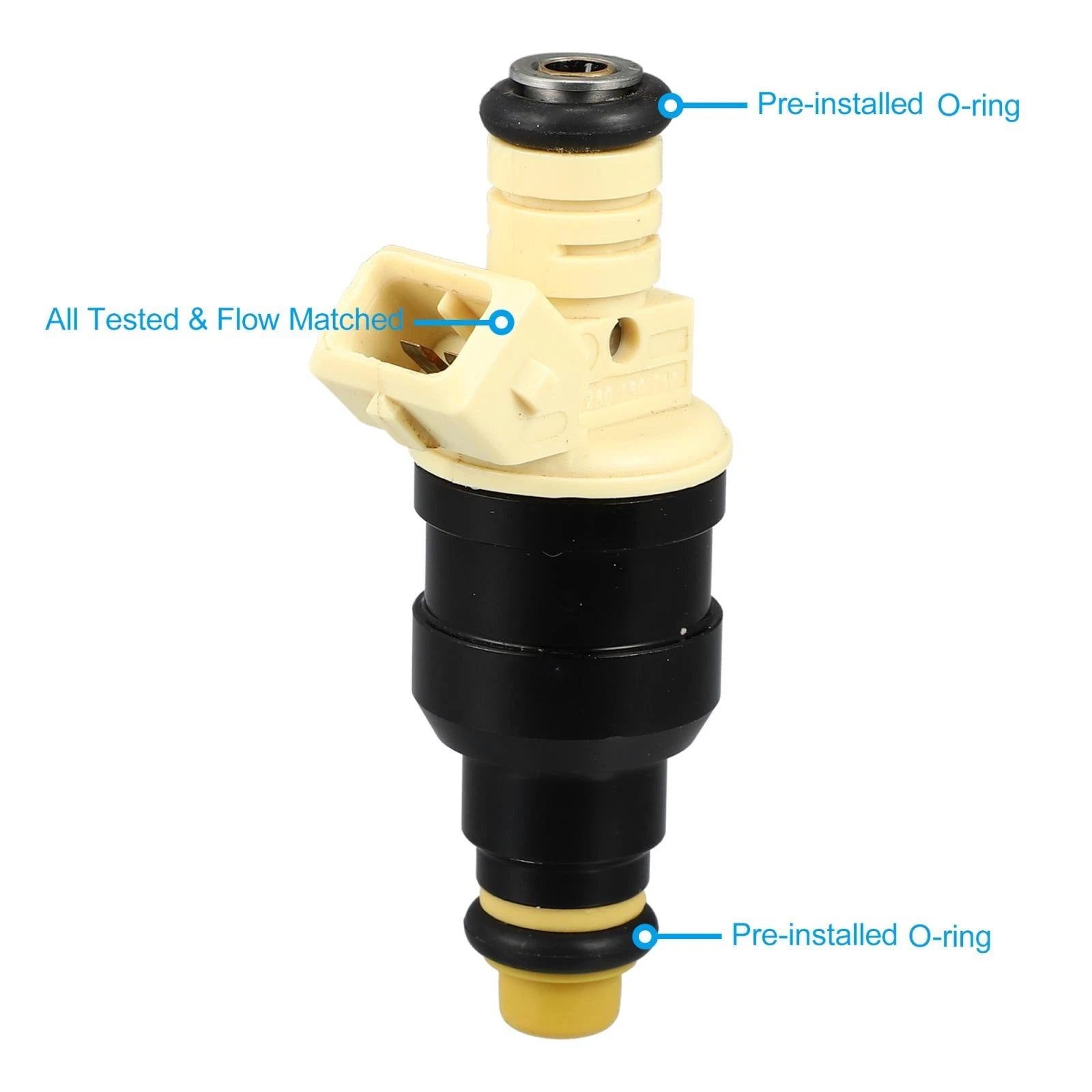 Fuel Injector 0280150710 E67E9F593B1B for Ford F-250 F-350 (1987–1989) 4.9L