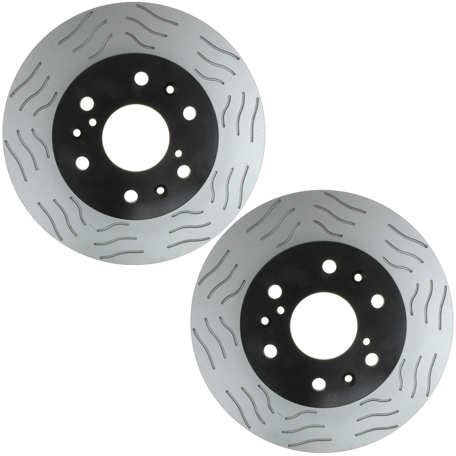 Set of 2 Front Disc Brake Rotors for GMC Chevy (Police Package)
