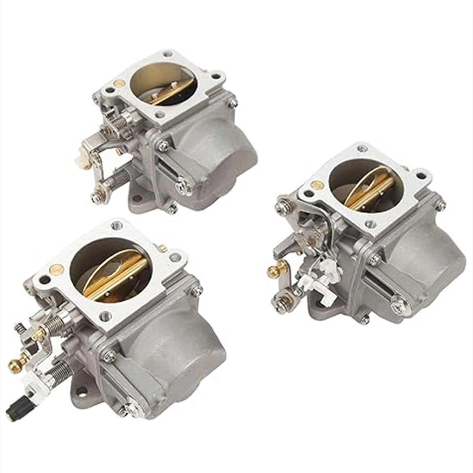 3pcs Carburetor for Yamaha 75 80 90 HP (1975–1999) 6H1-14301 14302 14303