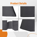Black TPE Floor Mats Liner for Nissan Altima (2019–2025)
