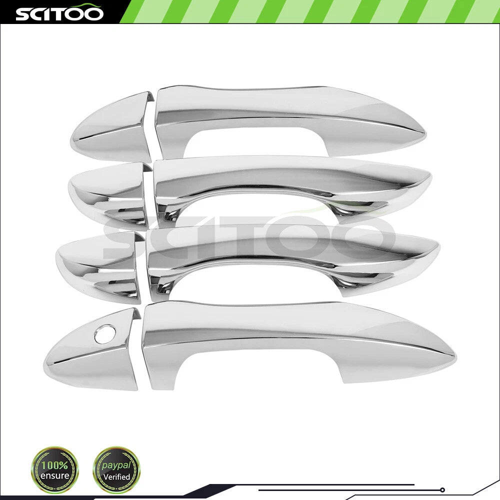 Set of 4 Door Handle Covers for Toyota Corolla (2014–2018) Chrome