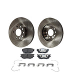 Brake Disc and Pad Kit for Mazda 626, Protege (1998–2003)