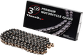 2X EK Chain GP RV Nx2 Ring 520 120L Black/Gold for Universal Drive Systems