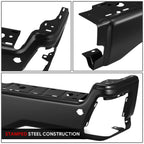 Right Rear Bumper End Cap for Ford F-250 SD (2023–2025) - Black, Parking Sensor Hole