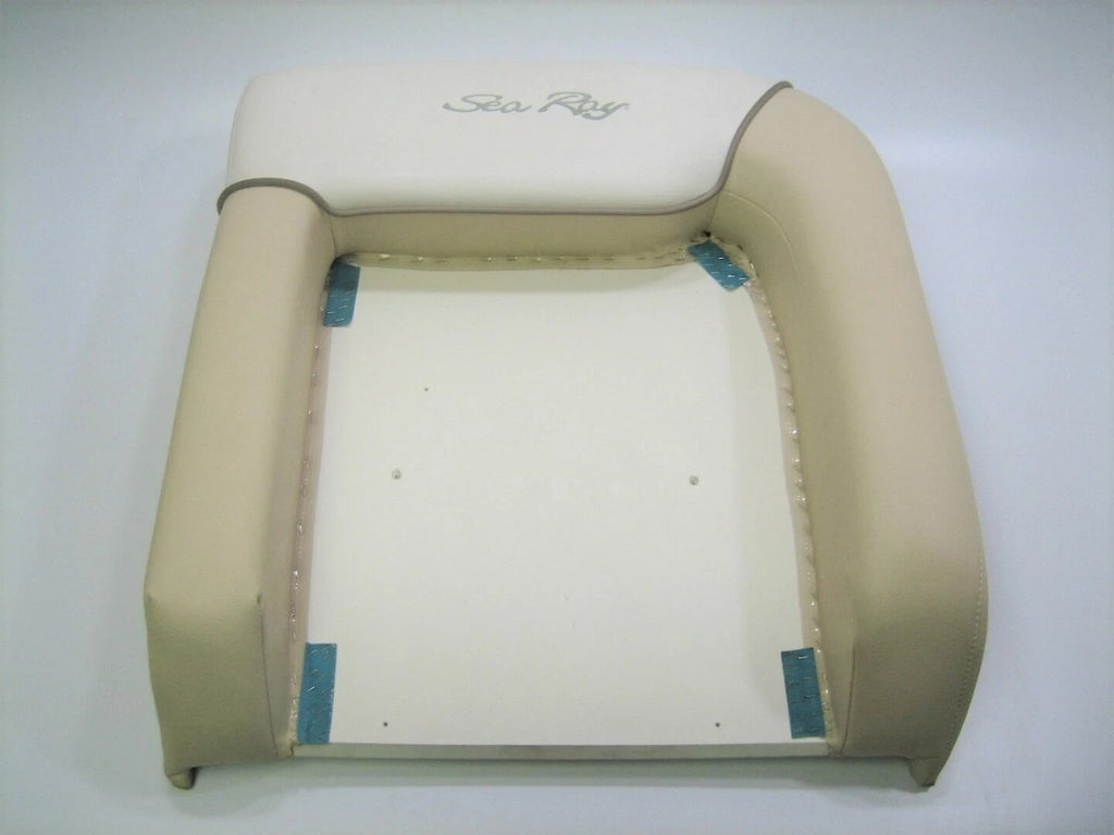 Beige Helm Seat Cushion for Sea Ray 215 Express Cruiser