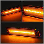 Set of 4 LED Bumper Side Marker Light Lamps for Chevy Camaro (2010–2015)