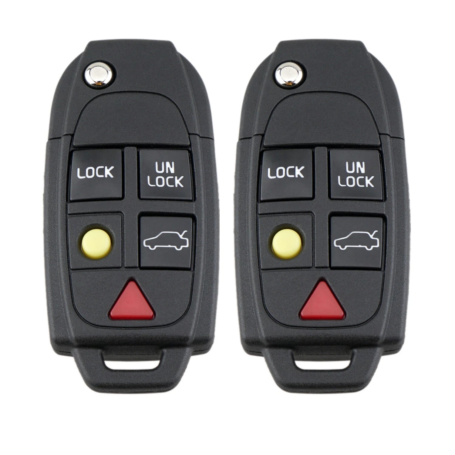 2 Key Fob Remote Shell Cases for Volvo V70 S60 XC70 (2000–2007)