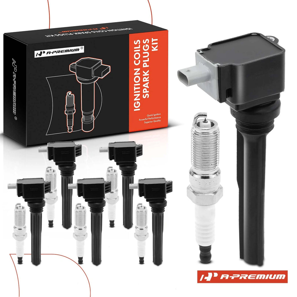 6X Ignition Coil & 6X Iridium Spark Plug for Ford F-150 (2017–2019)