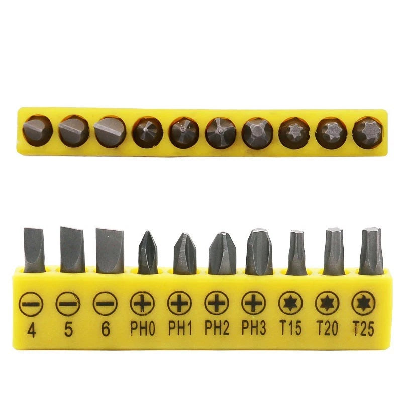 11pcs Ratchet Wrench Set with Bits for Automotive Repair Tools