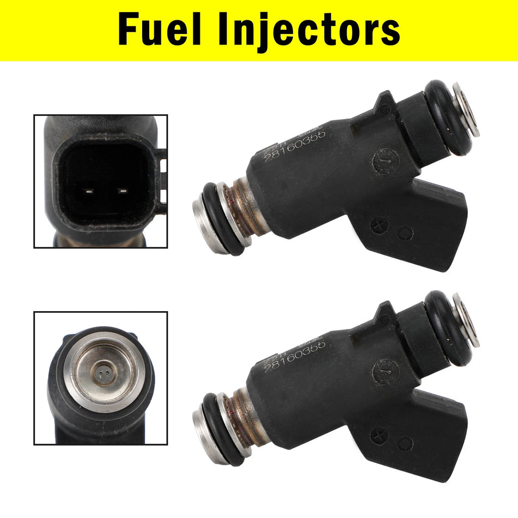 2X Fuel Injector for HiSun UTV550 MSU500 HS500 Cowboy (EFI) 28160355 UE