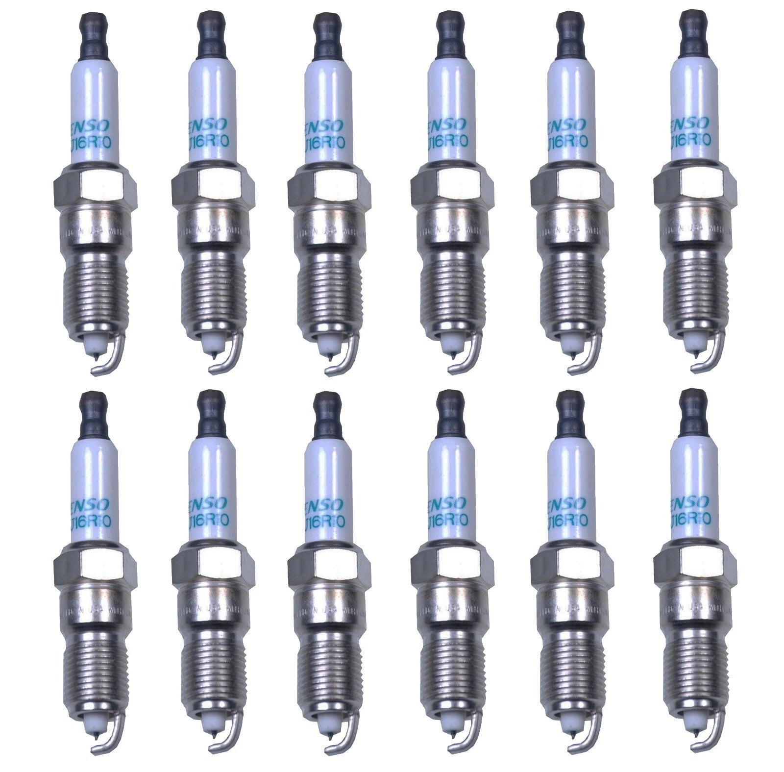 Set of 12 Denso Iridium Spark Plugs (Gap 0.040) for