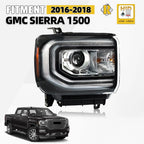 HID/Xenon Headlight Right Side for GMC Sierra 1500 (2016–2018) w/Bulb/Ballast