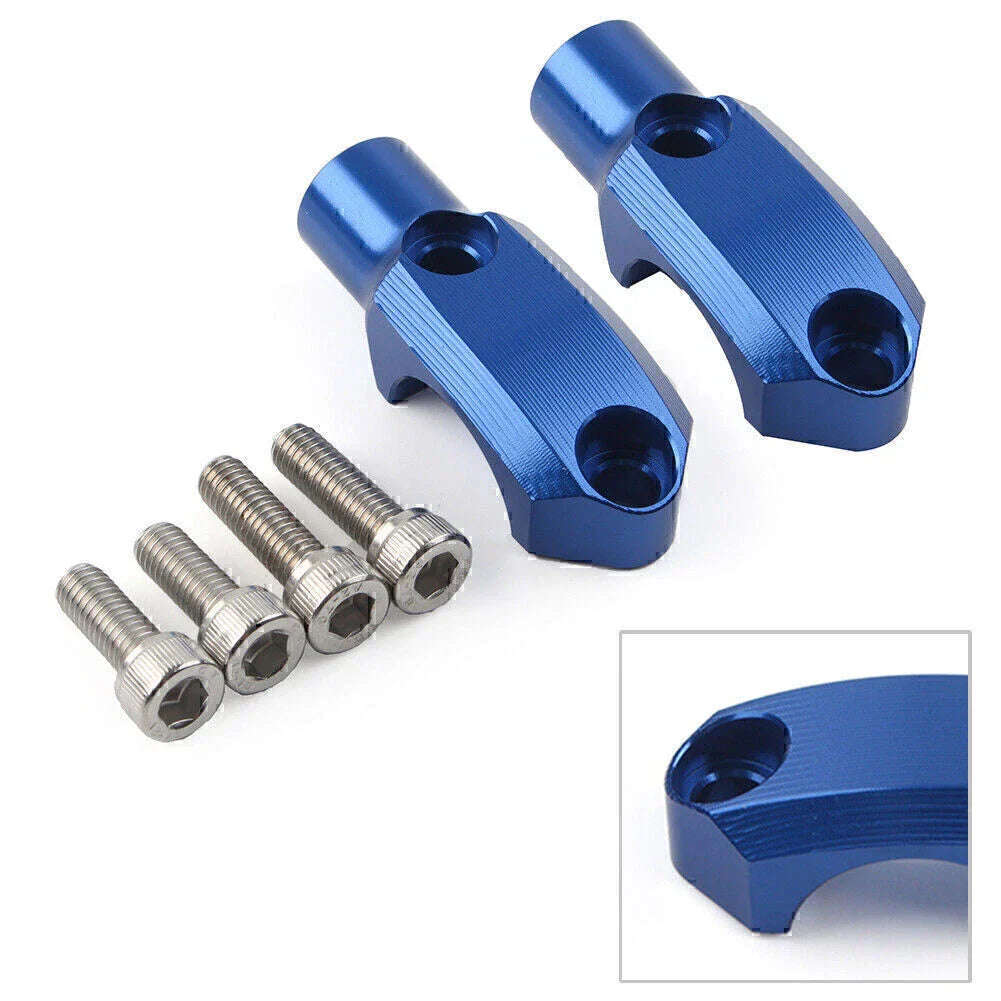 Blue Master Cylinder Mirror Clamp Mount Bracket for BMW F900XR (2019-2021)
