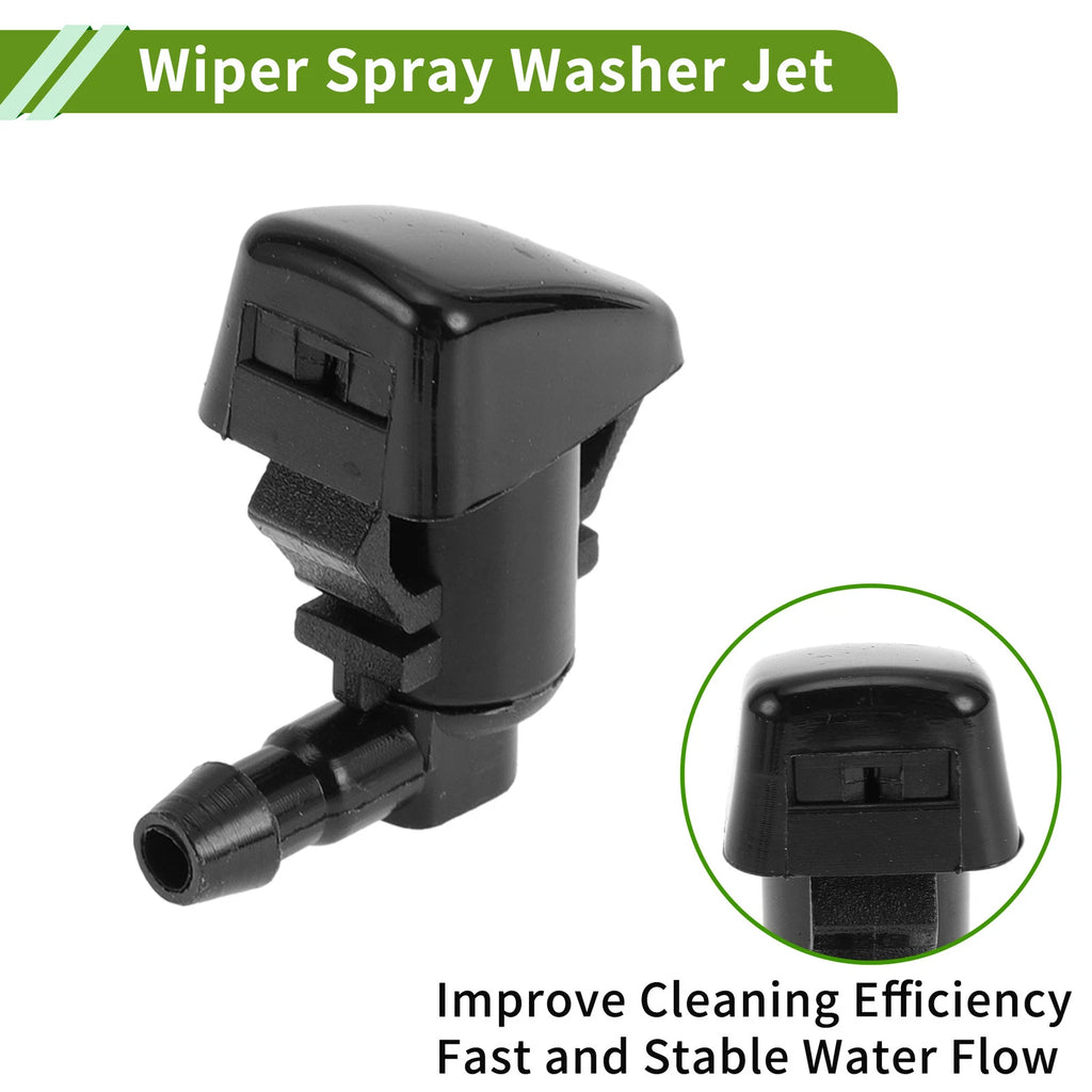 Windshield Washer Nozzle Set with Hose Connector for Ford (2008–2011)
