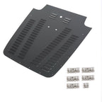 Vented Hood Louver for Jeep Wrangler TJ/LJ (2003–2006) Black
