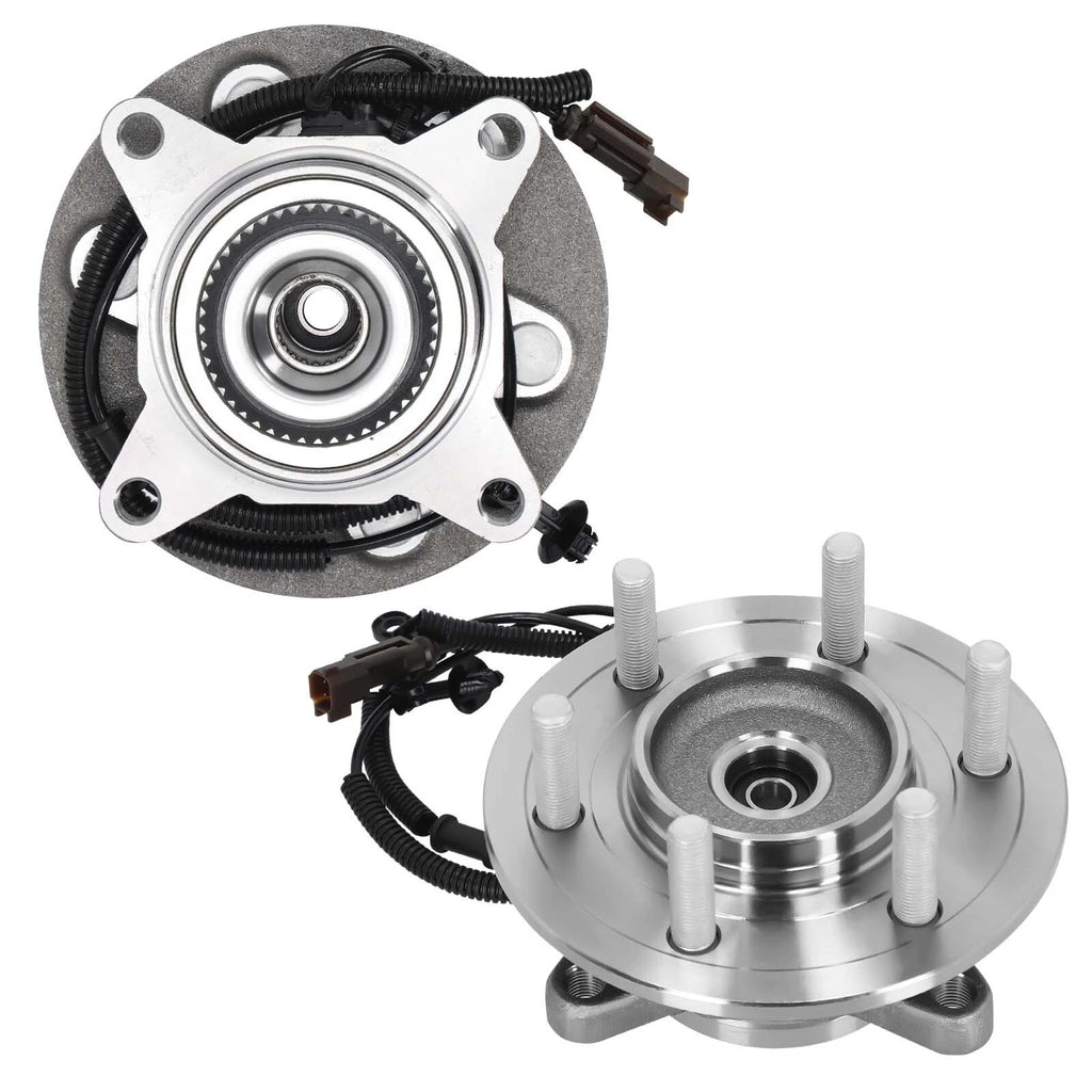 2X Front Wheel Bearing and Hub Assembly with ABS for Ford F150 (HUB471)