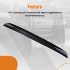 ABS Roof Wing for Dodge Charger (2011–2023) Black Rear Spoiler