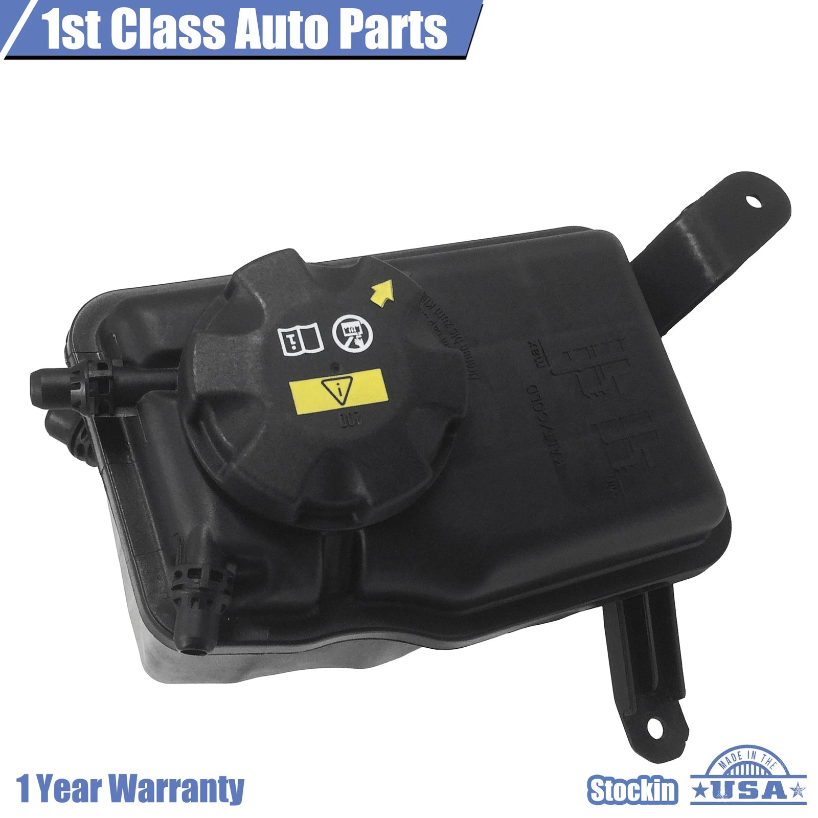 Radiator Overflow Tank with Cap for BMW 525i 528i 530i 535i 545i 550i 645i (2001–2010)