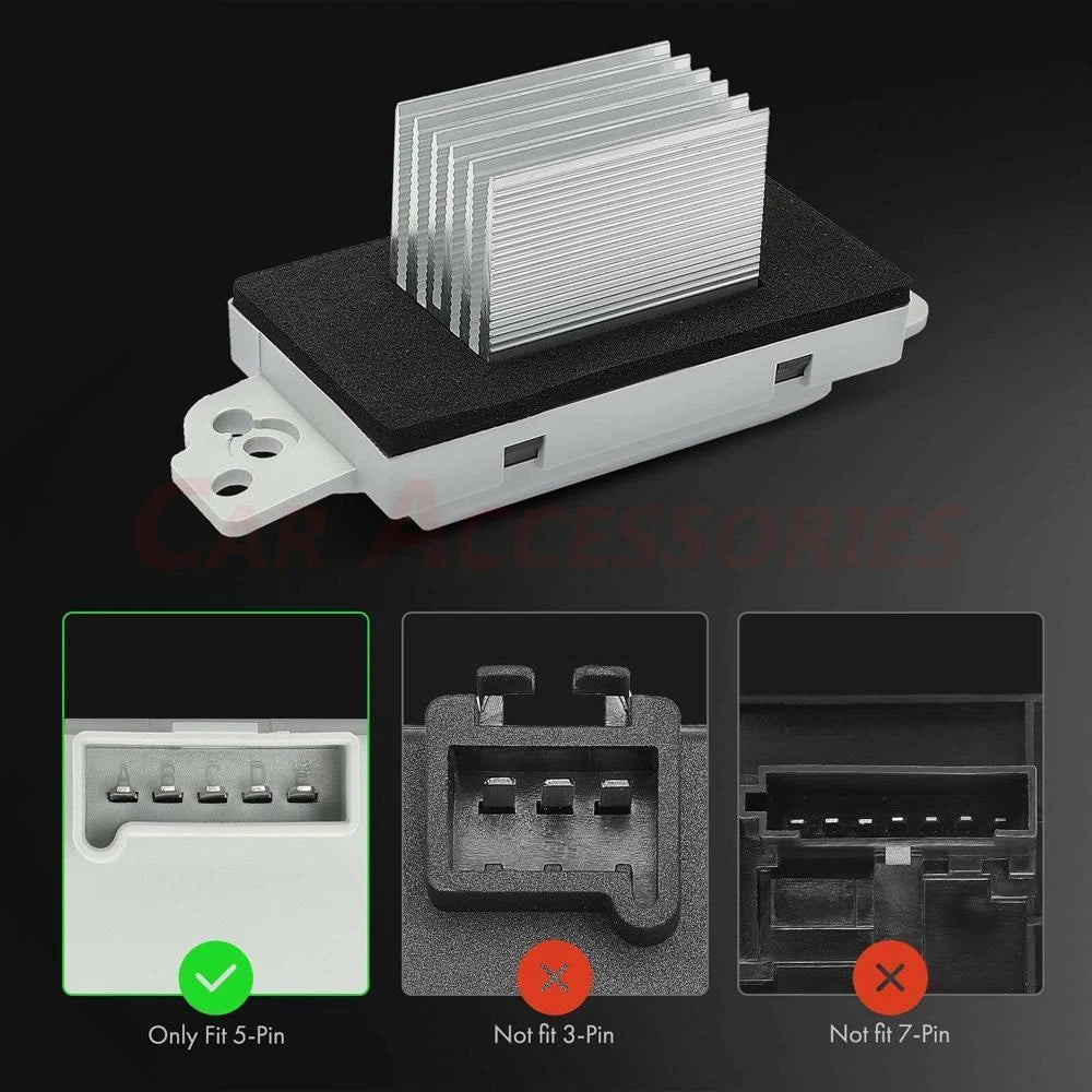A/C Blower Motor Resistor for Chevrolet Silverado 1500 GMC Sierra 1500 (1999–2007)