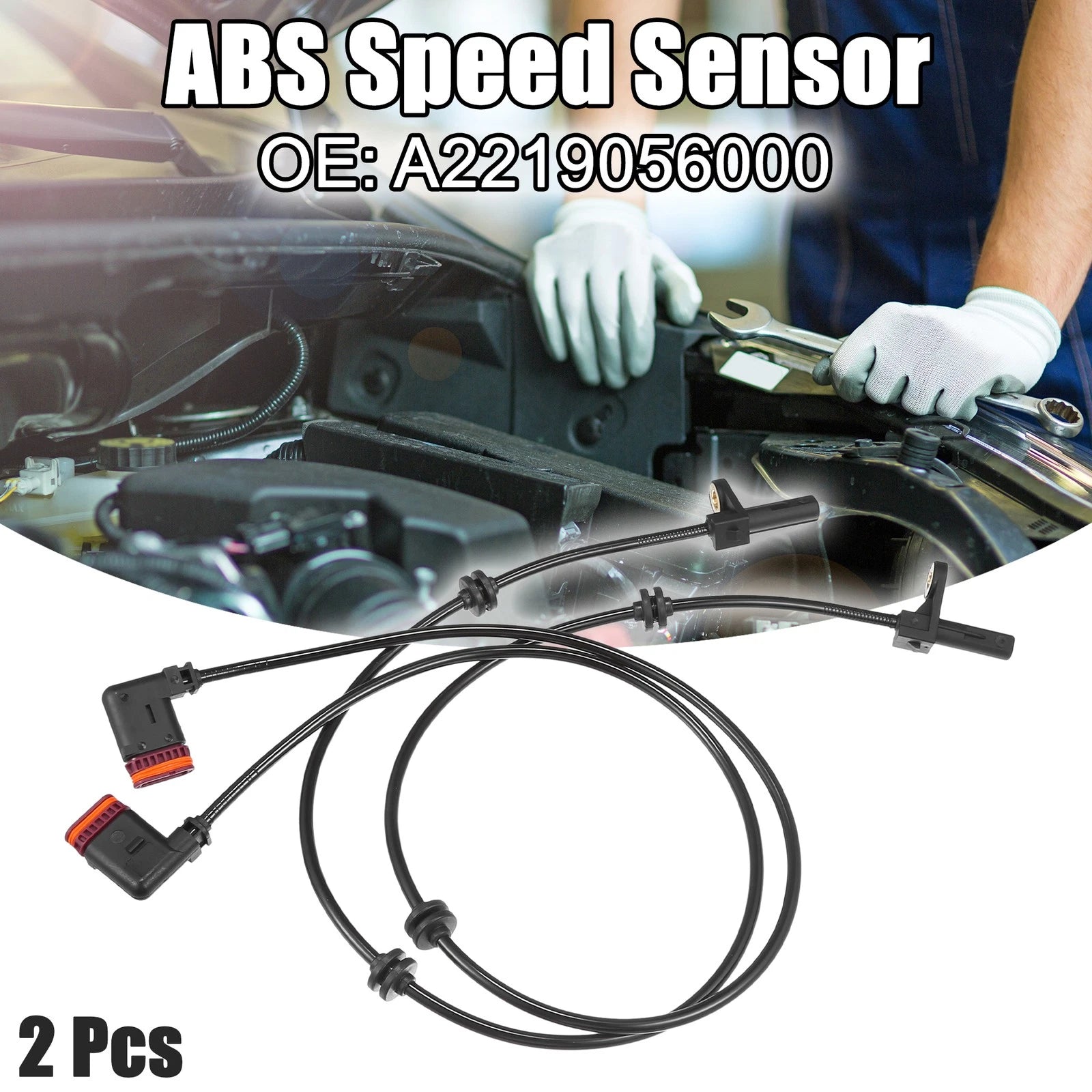 2pcs ABS Sensor for Mercedes-Benz S63 AMG (2010–2020) No.A2219056000