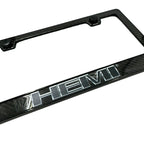 Real Carbon Fiber License Plate Frame for Dodge Charger HEMI (2006–2023)