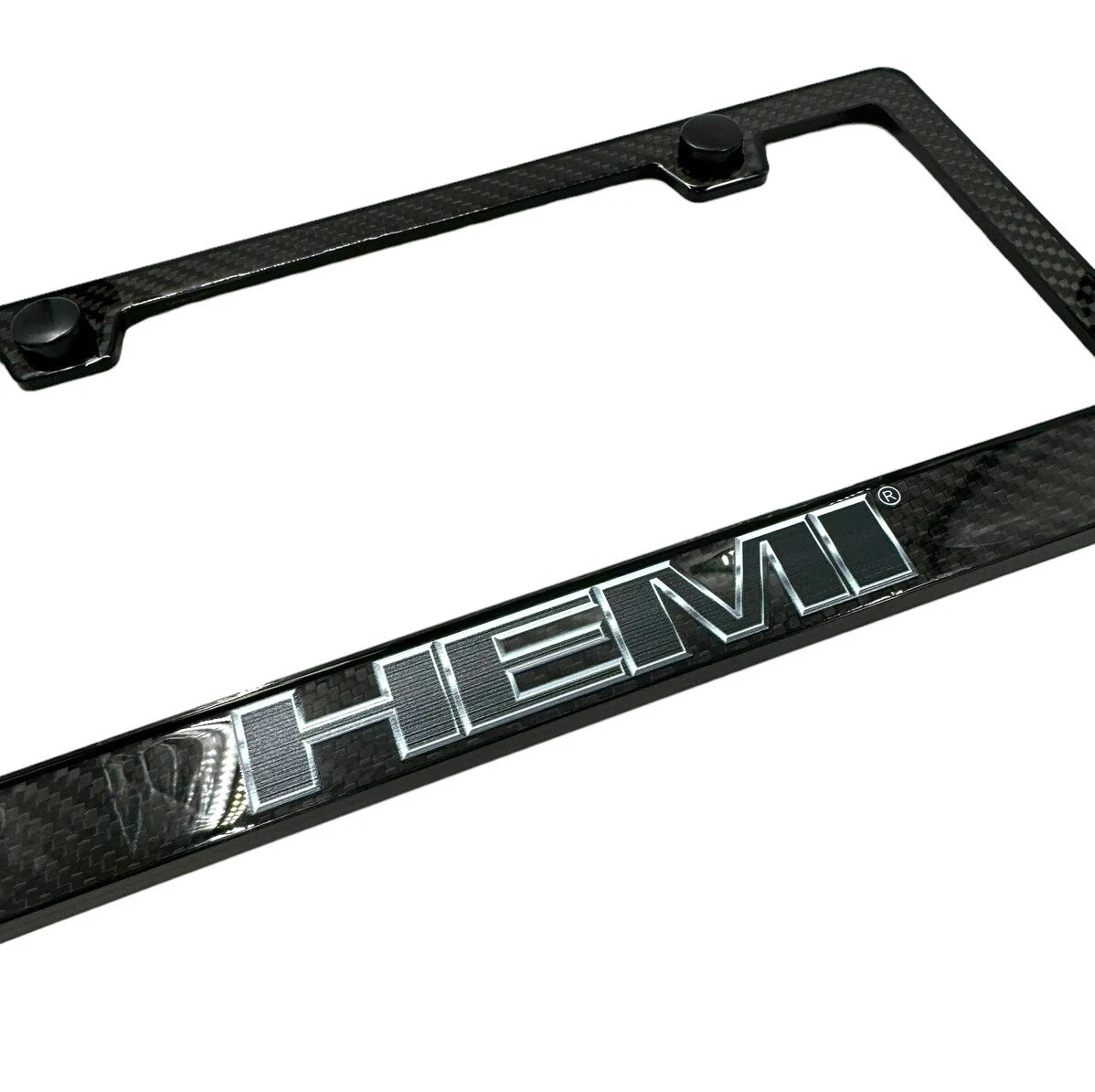 Real Carbon Fiber License Plate Frame for Dodge Charger HEMI (2006–2023)