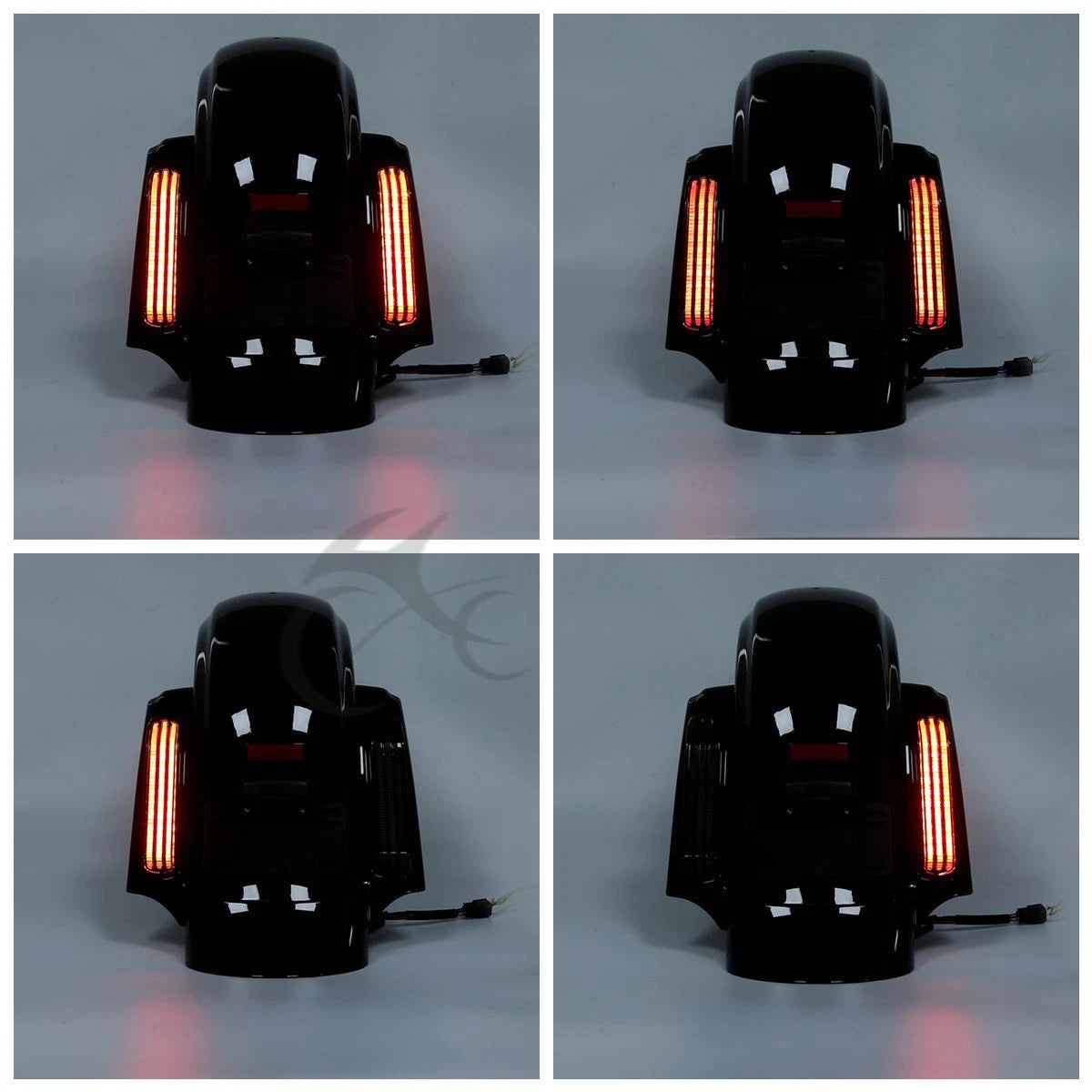 LED Rear Fender System for Harley Touring Road Glide (2014–2023) CVO Style