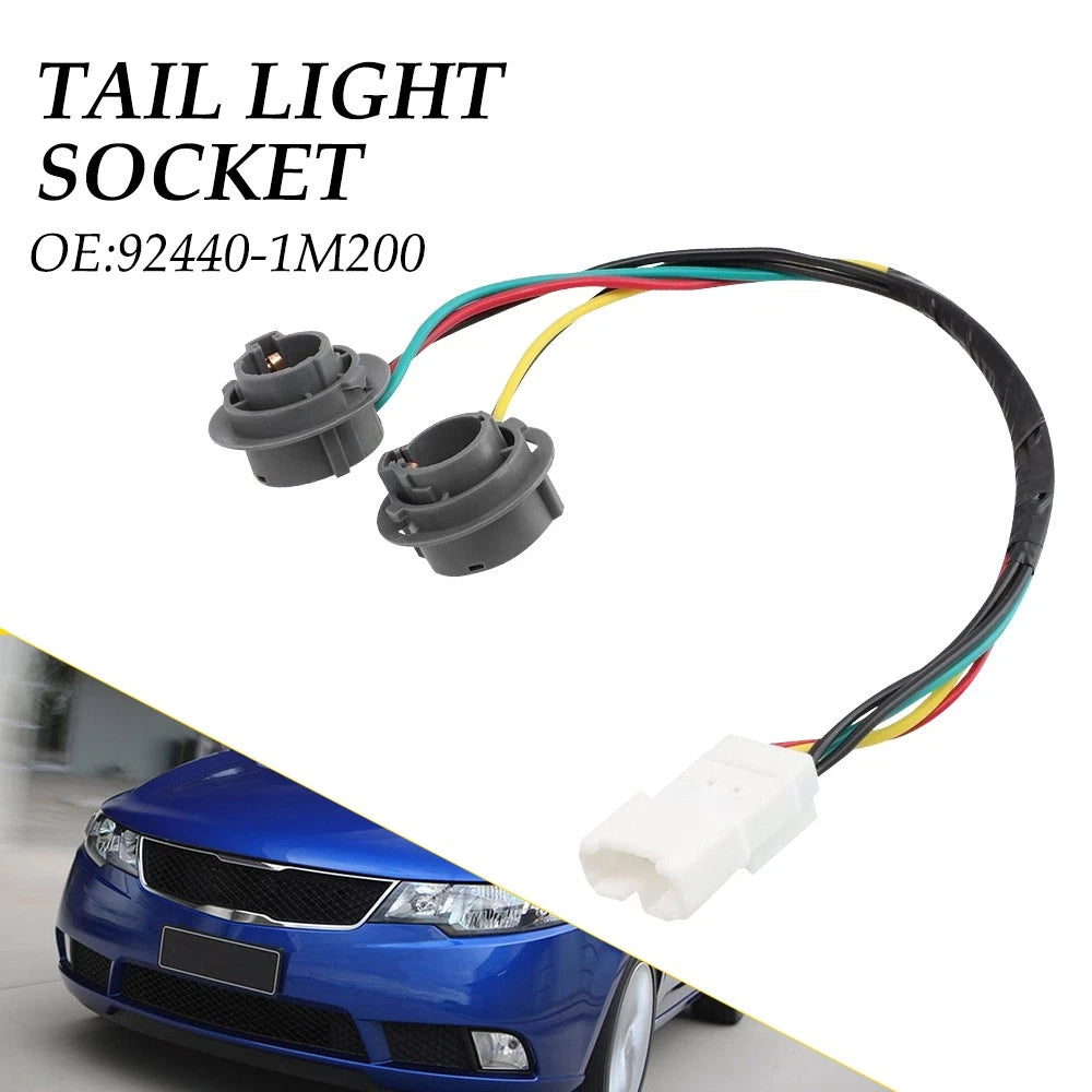 Taillight Tail Lamp Socket & Wire for Kia Forte (2009–2013) 92440-1M200