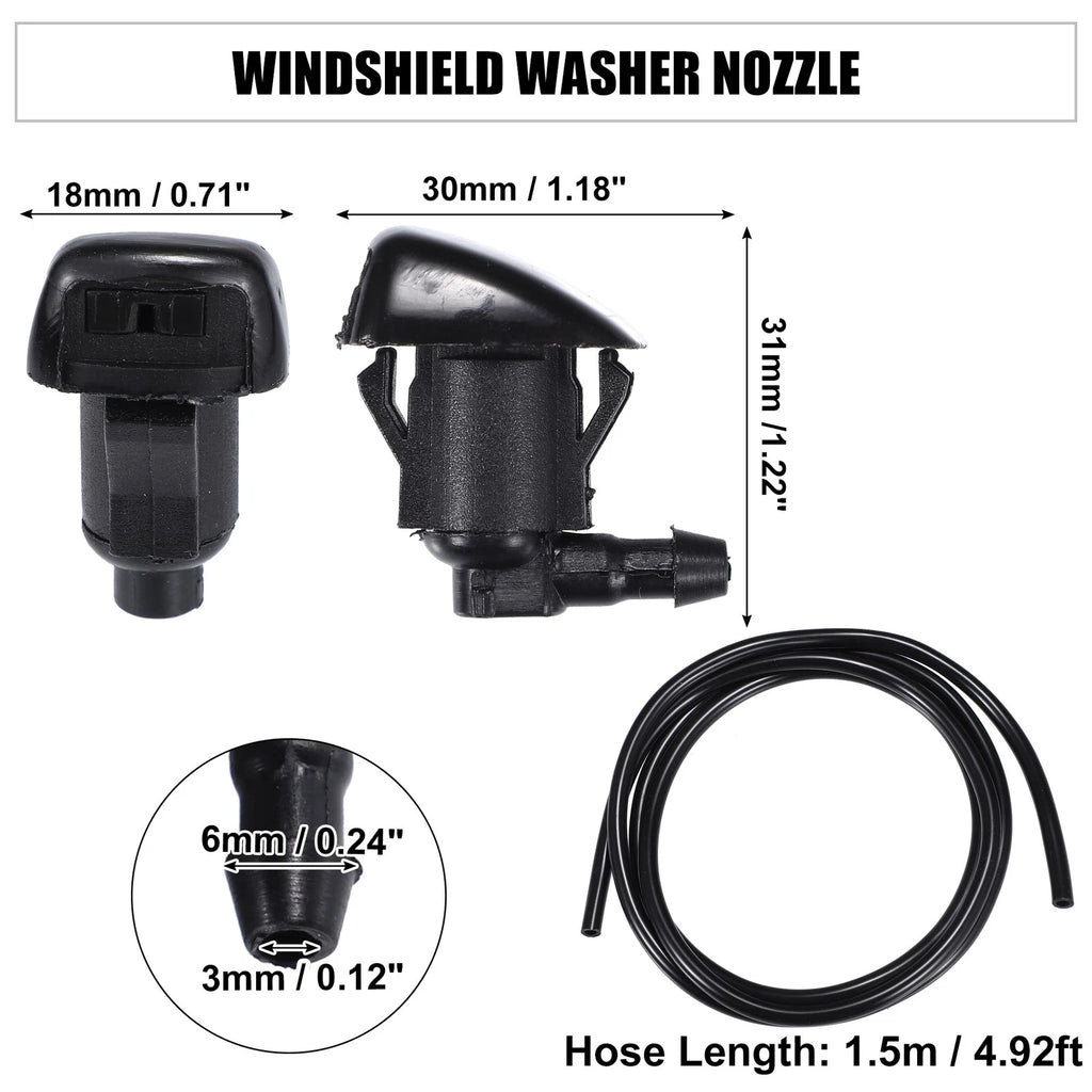 Windshield Washer Nozzle Spray Kit No. 85381AE020 for Toyota Sienna (2011–2020)