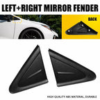 Set of 2 Side Mirror Trim Triangle Covers for Toyota Corolla (2019–2021)