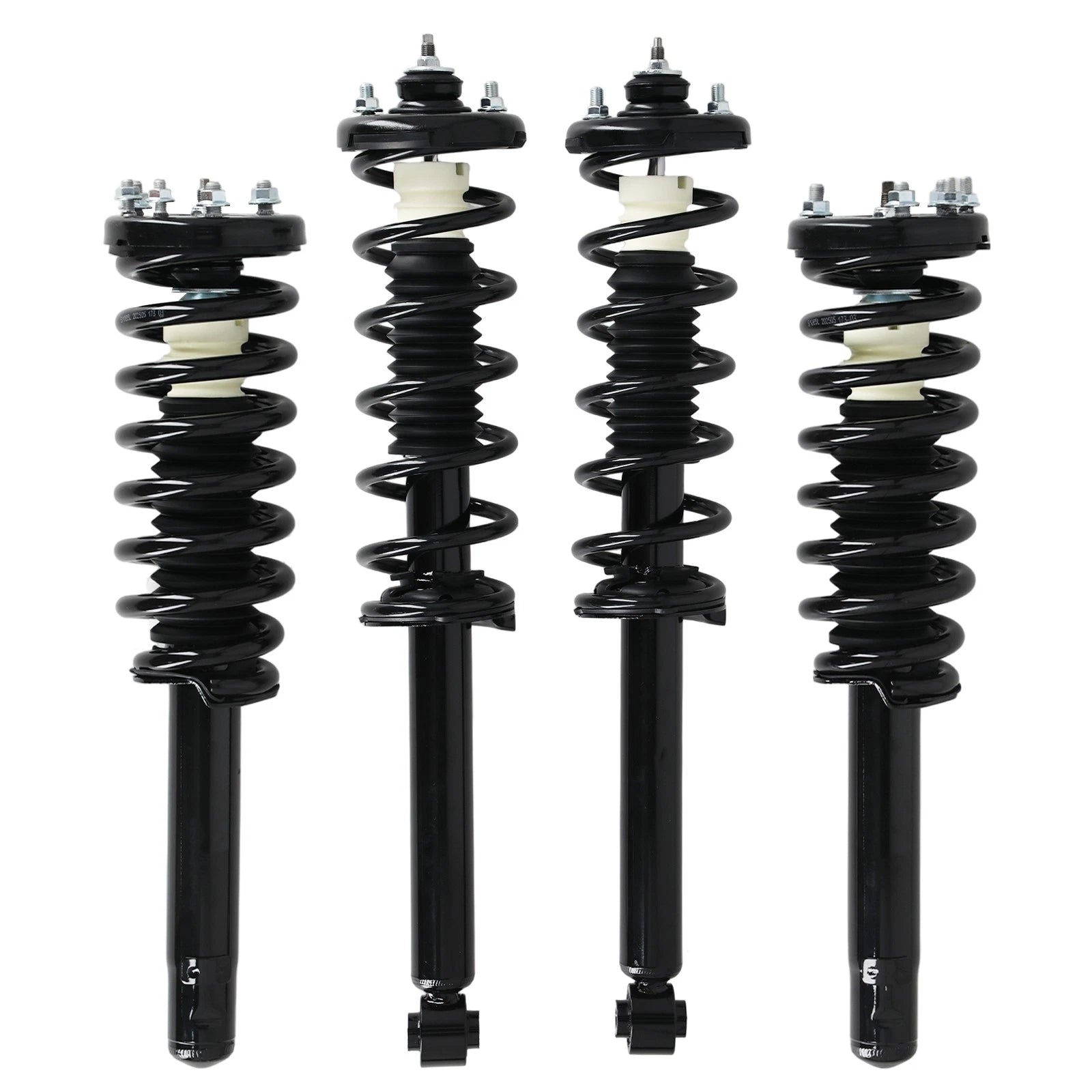 Set of 4 Complete Struts w/ Spring for Acura TSX (2004–2008)
