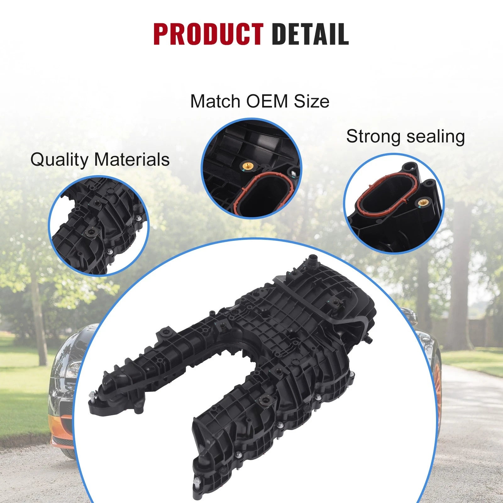 Intake Manifold for Mercedes-Benz CLS550 GL450 GL550 S550 SL550 S63 AMG (2007–2018)
