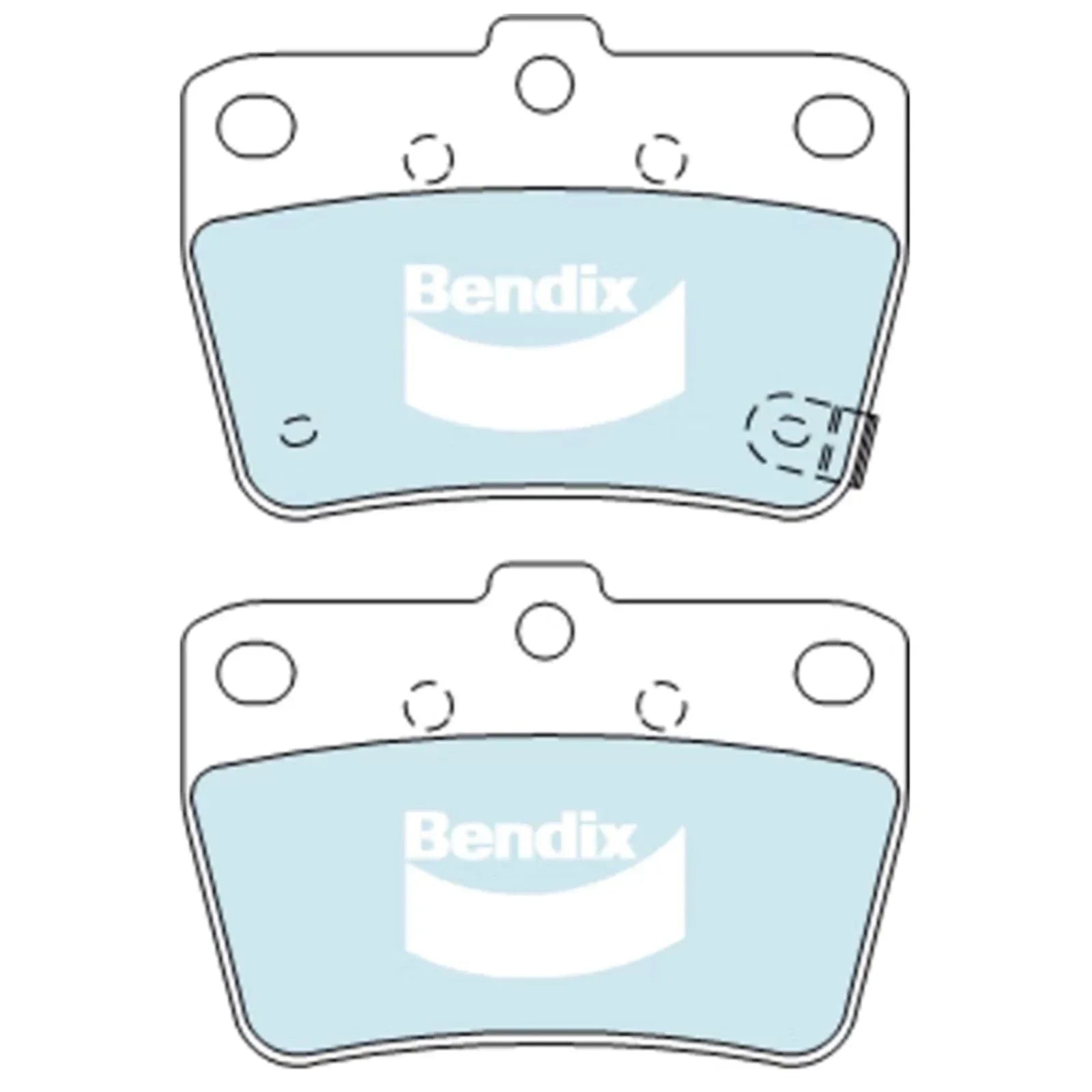 / 4WD / Rear Disc Brake Pad Set for RAV4 (1994–2005)