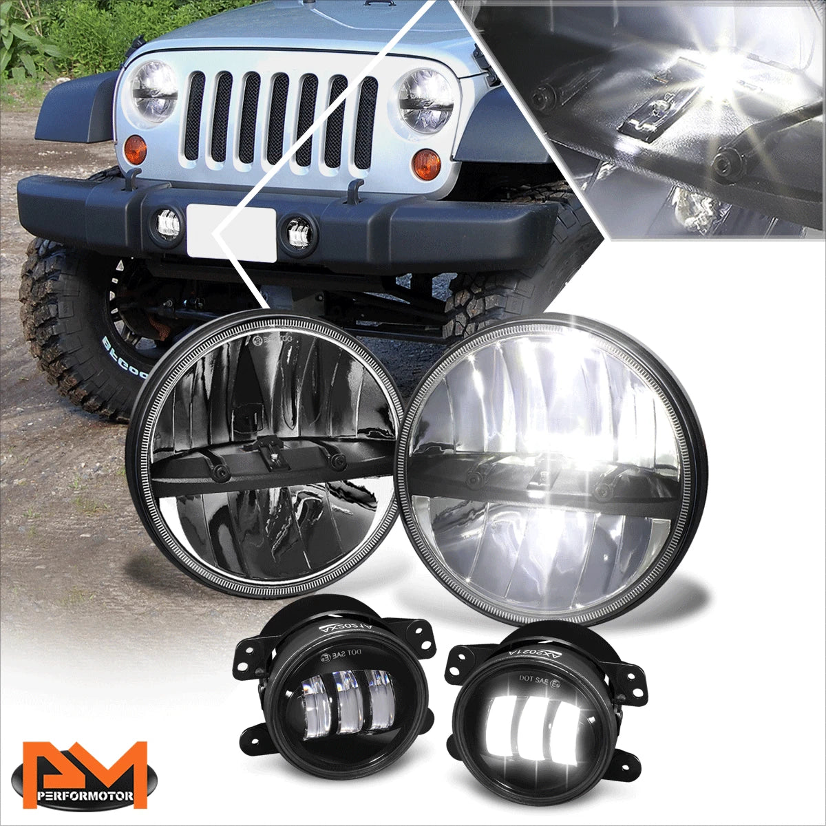 Smoked Lens Fog Lights for Cadillac Escalade (2002–2006)