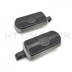 Black Gear Skull Foot Pegs for Harley Sportster (1984–2017)