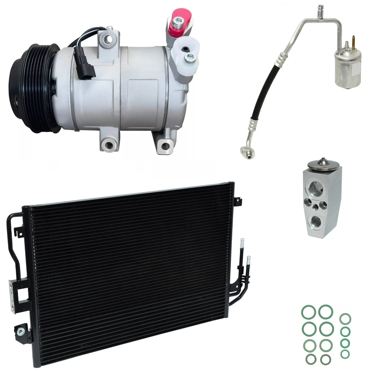 AC Compressor Kit With Condenser for Mercury Mariner 2.5L (2009–2009)