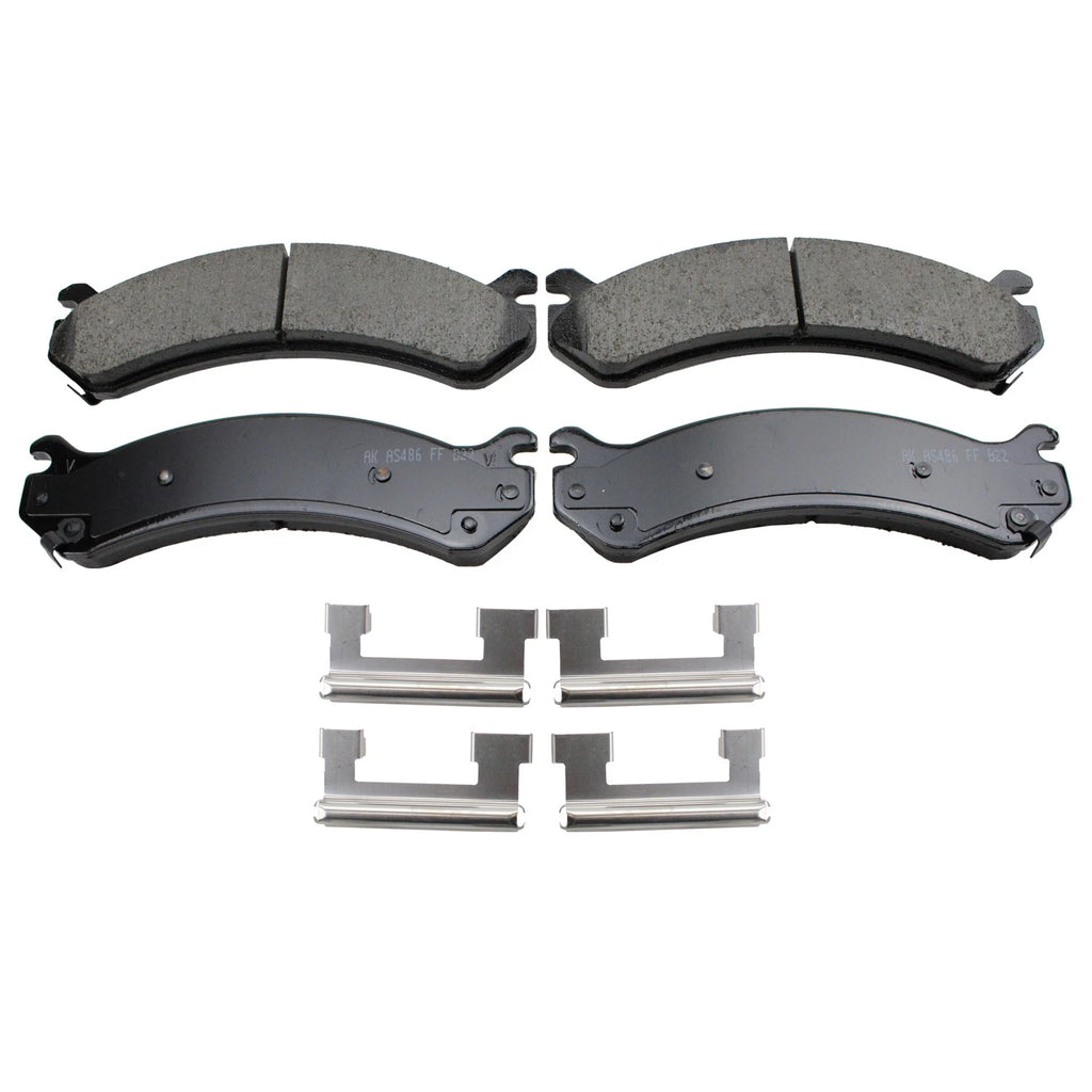 Front Rotors & Akebono ProACT Ceramic Brake Pads for Silverado 1500 (2014–2018)