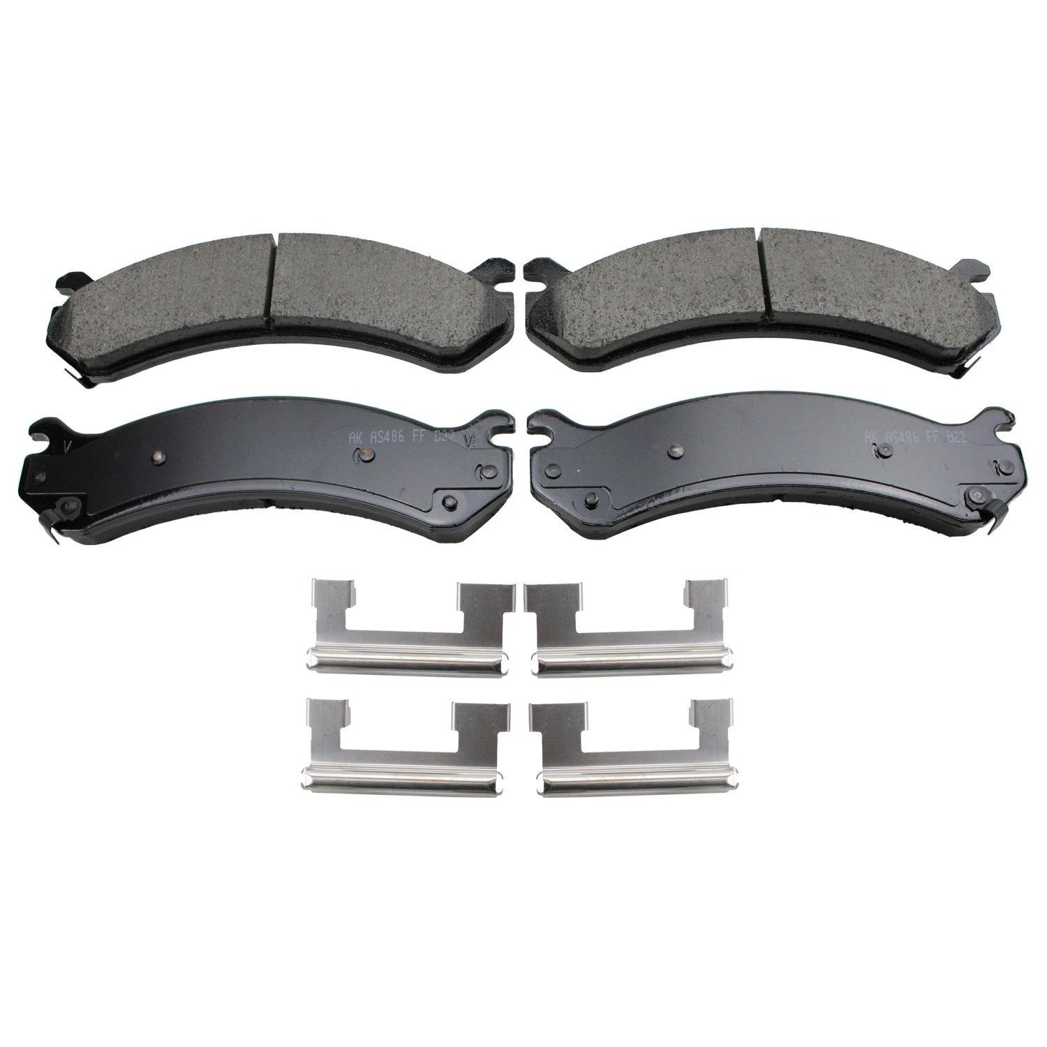 Front Rotors & Akebono ProACT Ceramic Brake Pads for Silverado 1500 (2014–2018)