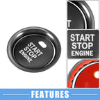 Engine Start Stop Button Cover Decal for Mazda 2 3 6 CX-3 CX-4 (2010–2023)