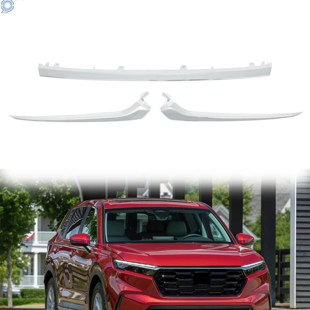 Upper Front Grille Trim & Headlight Trim for Honda CR-V (2023–2025) Chrome
