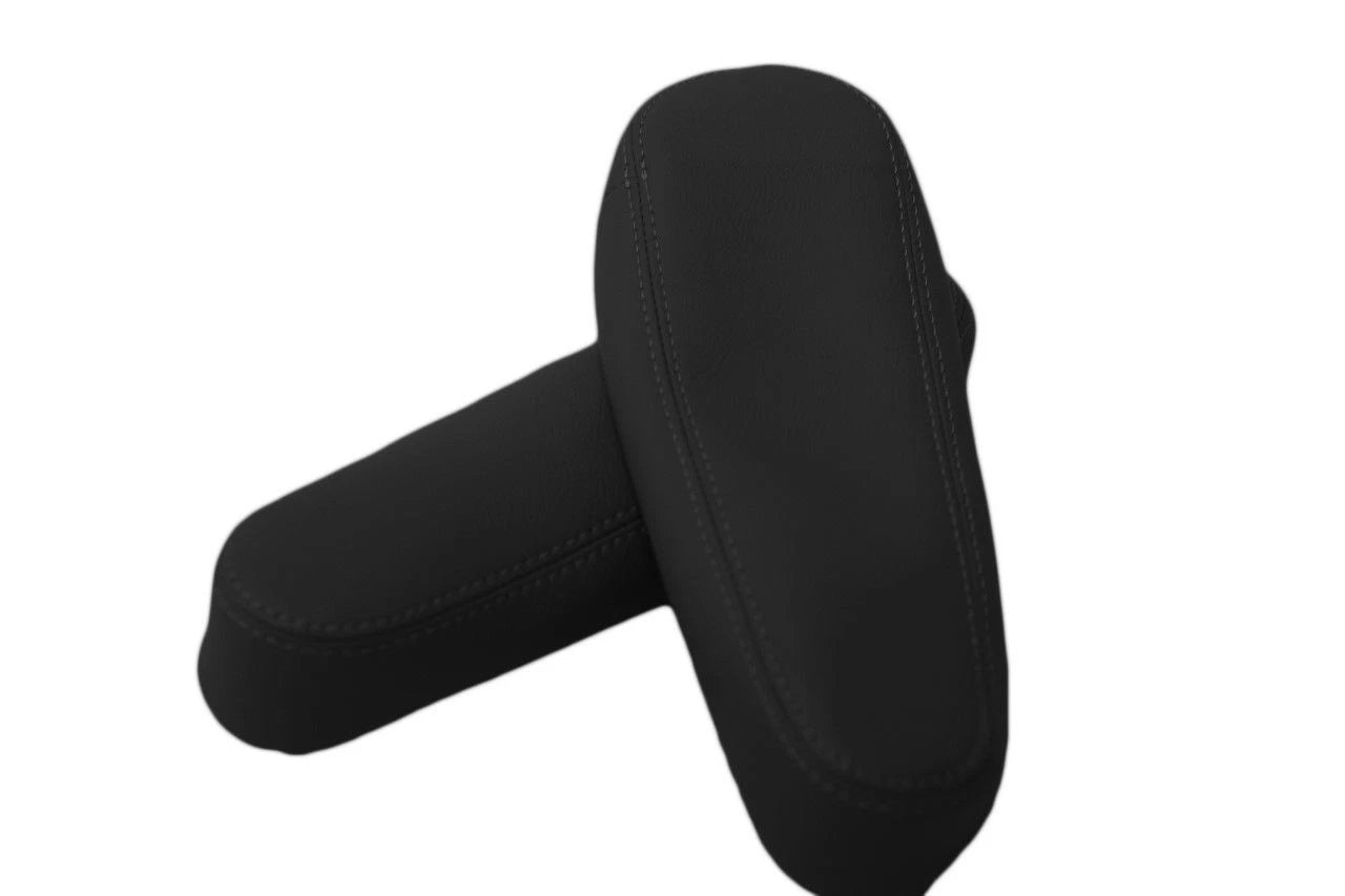 Front Seat Armrest Cover for Honda Element (2005–2011) Black Leather Synthetic