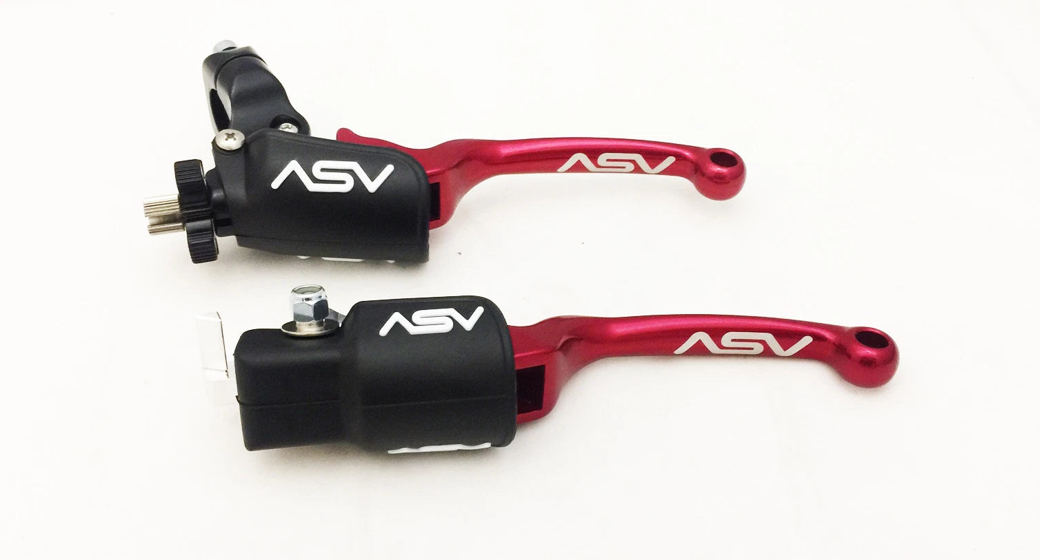 ASV F3 Red Front Brake Clutch Perch Levers Pair for Honda TRX 300EX TRX 400EX (1993–2008)