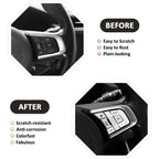 Silver Alloy Steering Wheel Button Cover Trim for Jaguar F-Pace, F-TYPE, XE, XF (2016-2023)