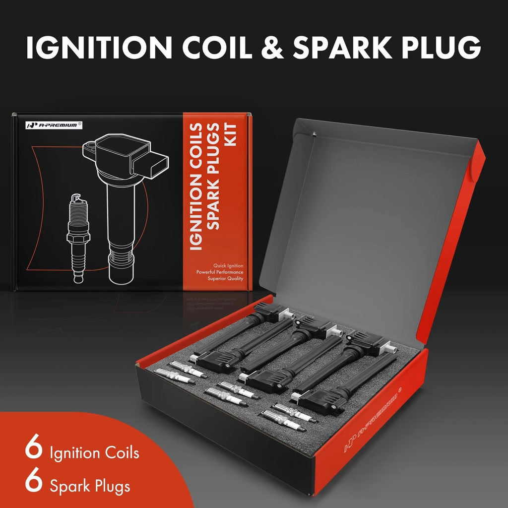 6X Ignition Coil & 6X Iridium Spark Plug for Ford F-150 (2017–2019)