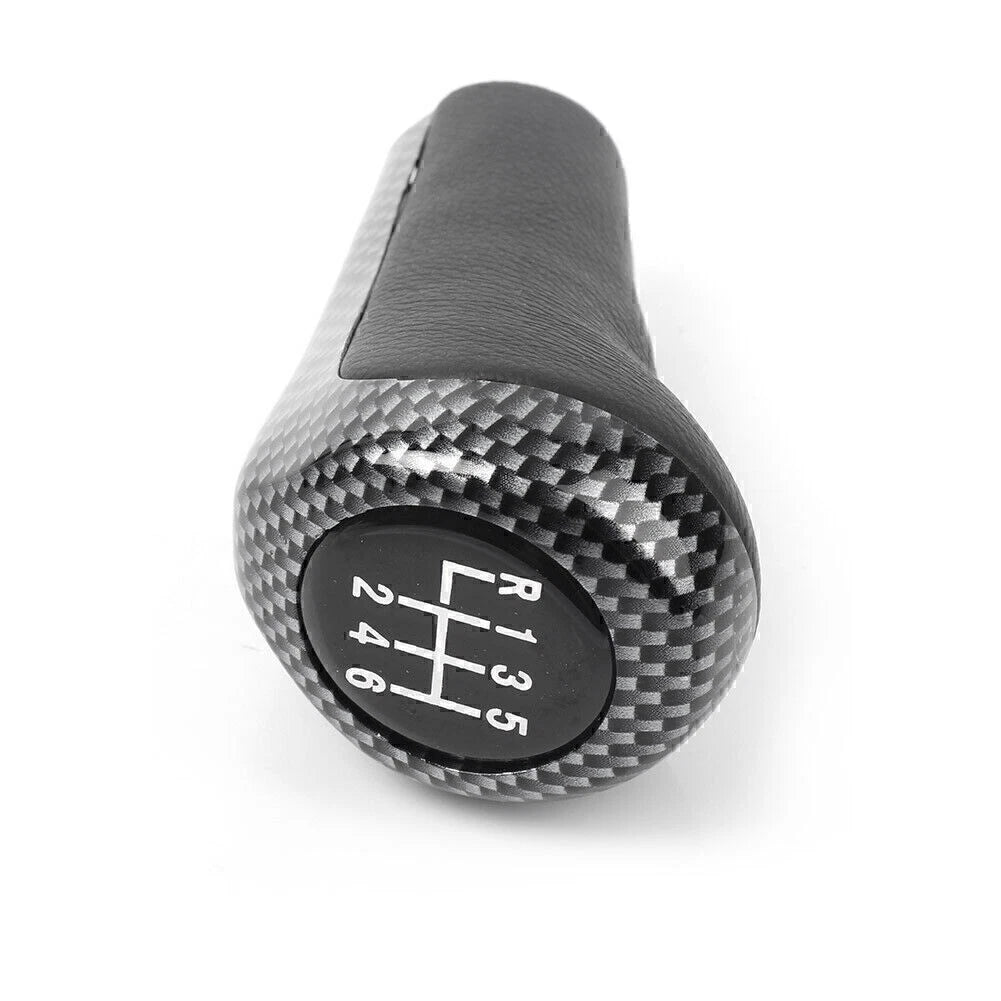 6 Speed Gear Shift Knob for BMW E90 E91 X1 X3 X5 X6 (2007–2013) Carbon Fiber