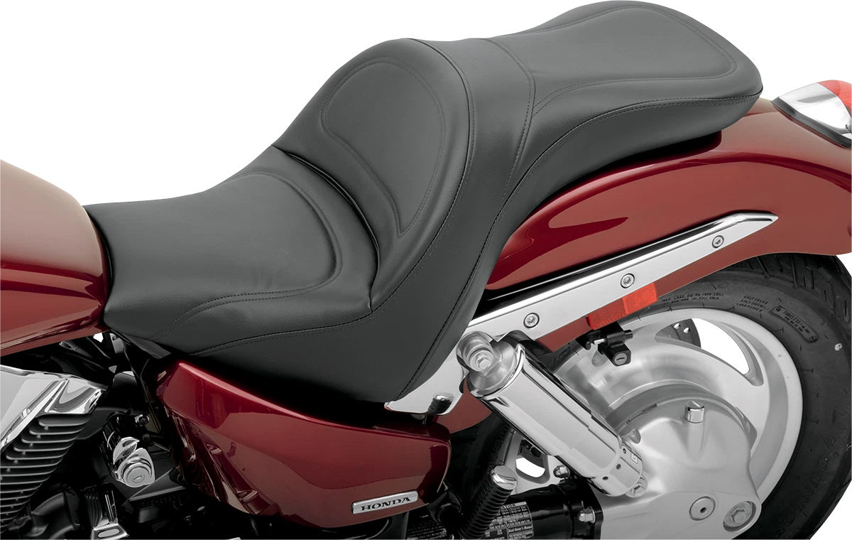 SADDLEMEN Explorer Seat for VT1300C (without Backrest, Stitched, Black)