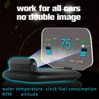 Head Up Display C1 Speed RPM Voltage Warning HUD OBD2 GPS for Car Projector