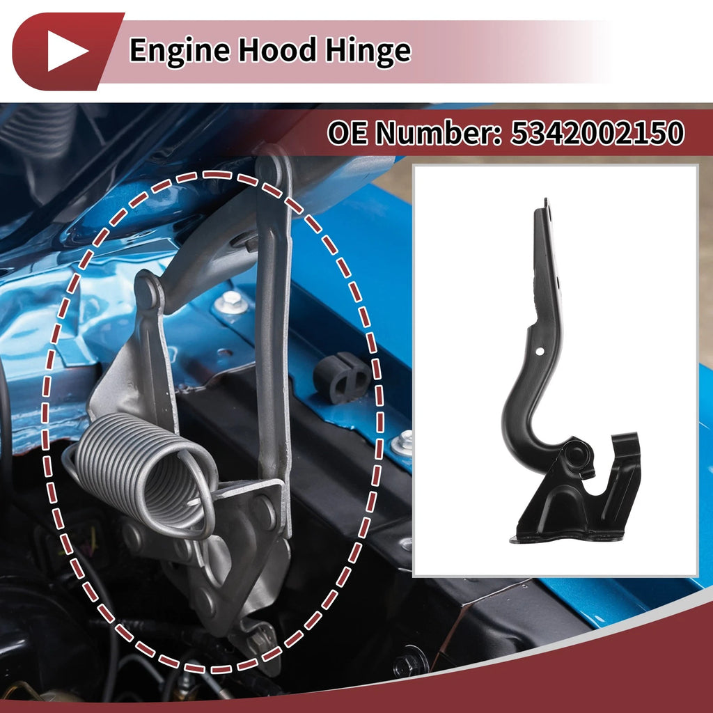Hood Hinge for Toyota Corolla (2007–2014) Left Side